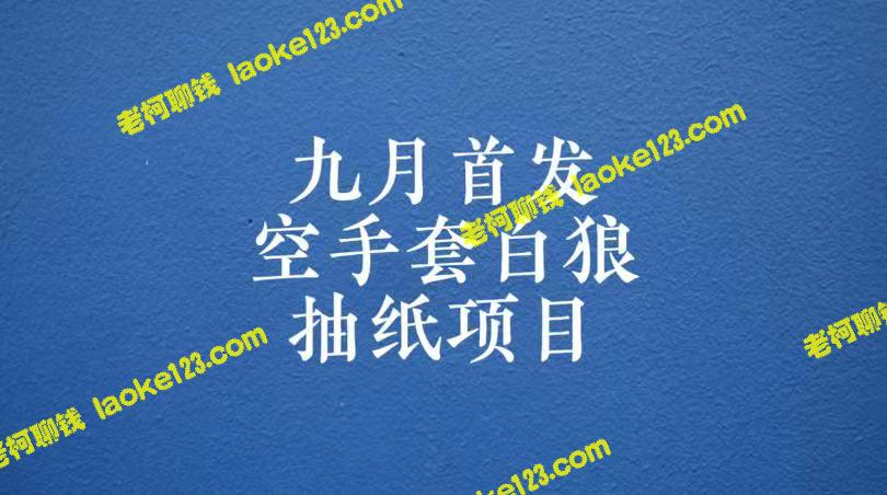 零成本,每日100-500收益的纯利项目,一步步教学 零成本,每日100-500收益的纯利项目,一步步教学